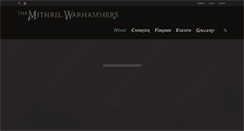 Desktop Screenshot of mithrilwarhammers.com